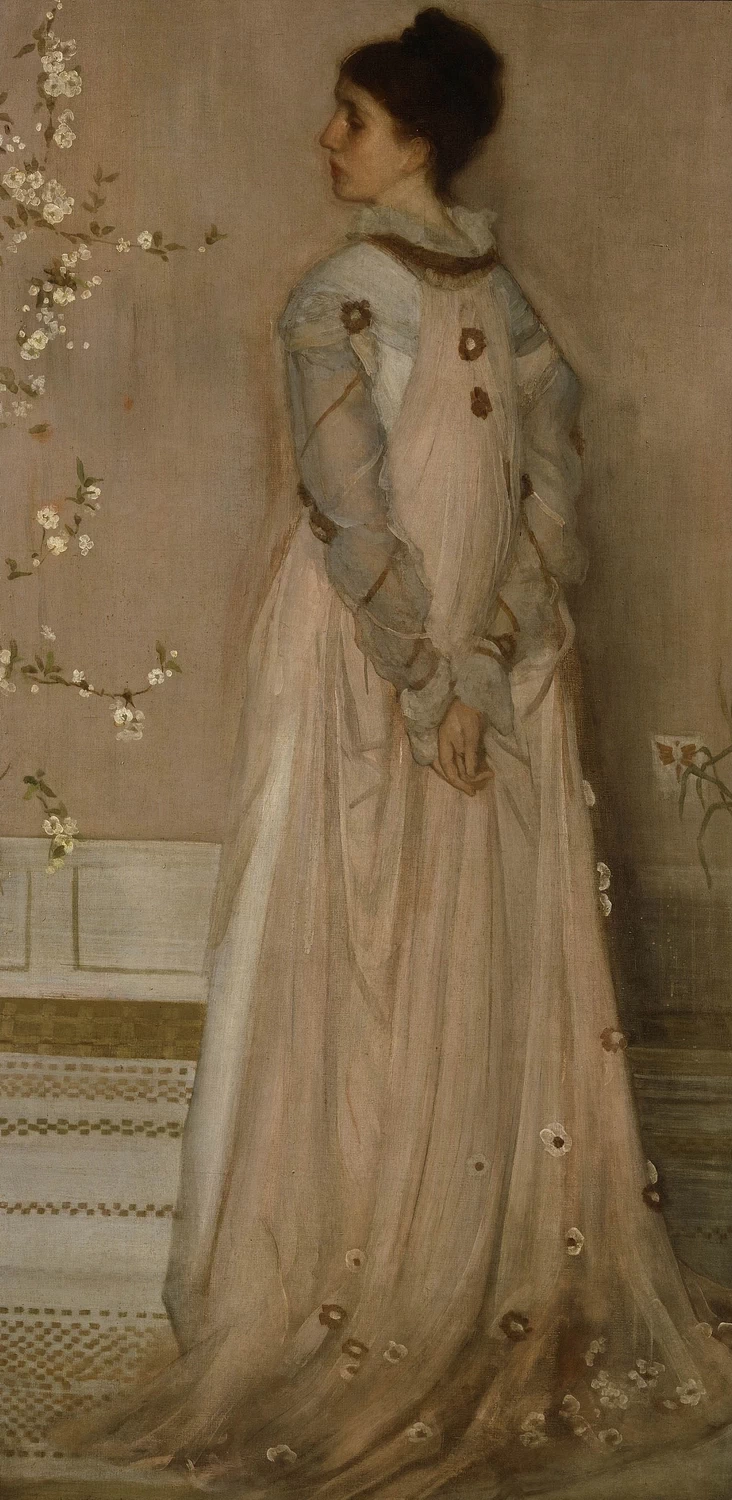 Ames McNeill Whistler - Sinfonia in color carne e rosa, Ritratto della signora Frances Leyland, Collezione Frick